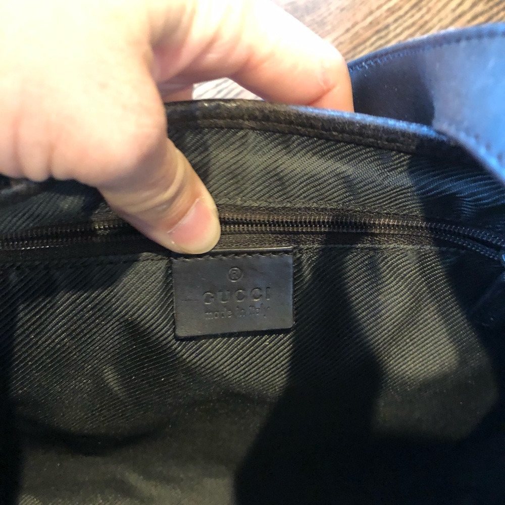 GUCCI Monogram Web Jackie O Hobo Dark Brown - Picture 3 of 8